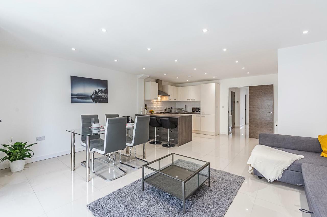Modern Apartment Canary Wharf London Exterior foto